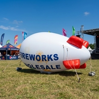 Zeppelin publicitaire géant gonflable robuste pour événements extérieurs