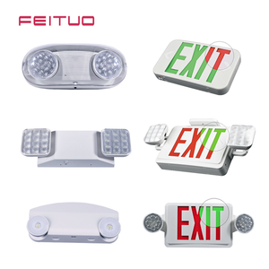 Letreros de seguridad con carga contra incendios, luz de salida de emergencia, Iluminación comercial e industrial, señales de salida con certificación CE, LE297 - Product Image 3