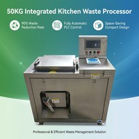 Machine de compostage des déchets alimentaires HangKai en acier inoxydable 5,75 kW Garantie 1 an Capacité 50 kg