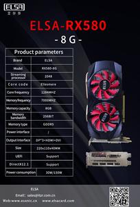 Groothandel Rx580 8Gb Dual Fan Grafische Kaart 256bit Gddr5 Videokaart Met Dp <span class=keywords><strong>Output</strong></span> Interface Pci Express Voor Desktops - Product Image 6