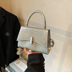 กระเป๋าถือหนังจระเข้สำหรับผู้หญิงกระเป๋าหนังจระเข้แบบยาว - Product Image 3