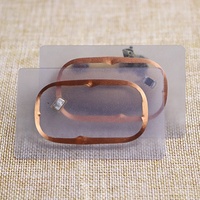Cartes à puce magnétiques transparentes en PVC imprimées sur mesure, options de puce personnalisées, film laminé, épaisseur et taille personnalisées