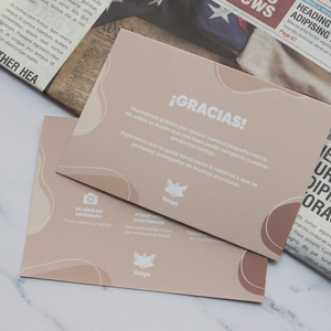 Custom Printed logo Luxury Paper Business Name <strong>Card</strong> Thank You Greeting <strong>Card</strong> for Small Business - Product Image 5