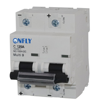 Interrupteur principal 2P DC 500V 750V 1000V 63A 80A 100A 125A pour système d'énergie solaire photovoltaïque, protection de disjoncteur multi9 PV dans la boîte de combinaison