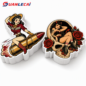 สติกเกอร์ไวนิลแบบตัดตา<span class=keywords><strong>ม</strong></span>สั่ง ลายเรโทร กันน้ำ ทนรังสียูวี ติดเองได้ พิ<span class=keywords><strong>ม</strong></span>พ์ลายศิลปะ สำหรับตกแต่งหมวกกันน็อค เคสโทรศัพท์ - Product Image 1