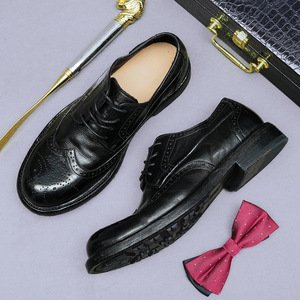 Zapatos de Cuero de Lujo Hechos a Mano con Construcción Goodyear, Punta Ancha, Suela de Cuero Brogue y Parte Superior de Cuero Inglés para Hombre - Product Image 5