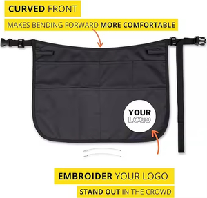 Biểu Tượng Tùy Chỉnh Không Thấm Nước Chuyên Nghiệp Làm Sạch Yếm Vệ Gia Dụng Nhà Bếp Cắt Tóc Có Thể Giặt Eo Bông Tạp Dề - Product Image 2