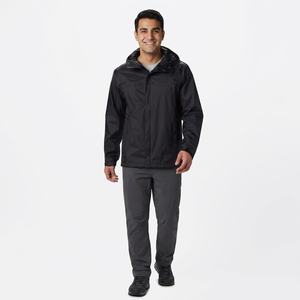 Stylish <b>Canvas</b> Windbreaker Rain <b>Jacket</b> Autumn Outdoor <b>Men</b> Vintage Hooded Lightweight High Quality Fashionable - Product Image 1