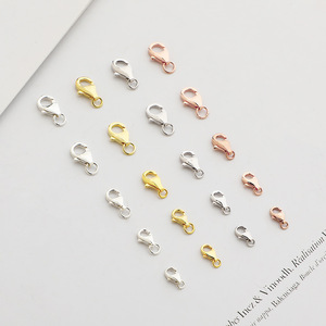 Joyería Burberry, Cierre de Langosta de Plata de Ley S925 de 10 mm, Hebilla Decorativa para Collar DIY, para Joyería Hecha a Mano - Product Image 4