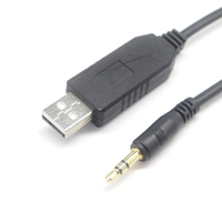 Cable USB Tipo A 2.0 Macho a Conector de Audio de 3.5mm y 3 Polos, Conexión de Red Estable para Programación de Dispositivos