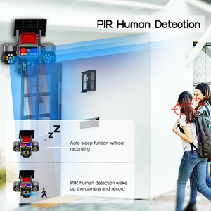 Caméra WiFi extérieure 8MP avec IA, suivi automatique du mouvement, étanche IP66, microphone et alarme intégrés pour la sécurité domestique/professionnelle - Product Image 6