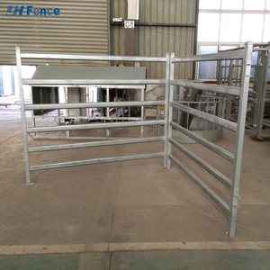 Paneles de Cerca Portátiles de Metal Galvanizado de Alta Resistencia de 6 Pies para Corrales de Ganado, Granjas y Patios - Product Image 1