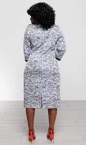 Robe élégante pour femmes fabriquée en Turquie, Vestido Maxi, taille plus, robe décontractée pour l'église - Product Image 2