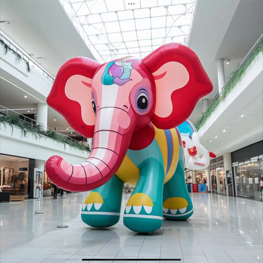 Inflatables publicitaires colorés