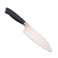 Couteau de chef de cuisine en métal professionnel de 5 pouces avec poignée noire forgée couperet tranchant pour trancher la viande couteau de pêche de style serbe
