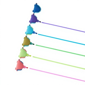 ปากกาไฮไลท์แบบซ้อนได้ Nicher Unicorn รุ่นมินิ 3 สี ชุดปากกามาร์กเกอร์สำหรับสำนักงานและโรงเรียน 96 ชิ้น หัวแบน ปรับแต่งได้ตามต้องการ - Product Image 3