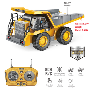 1/20 2.4GHz 10ch yigong RC máy <span class=keywords><strong>x</strong></span>úc điều khiển từ xa <span class=keywords><strong>x</strong></span>ây dựng xe Xe chết đúc RC thủy lực xe tải đồ chơi cho trẻ em - Product Image 2
