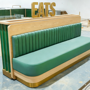 Comptoir de bar personnalisé pour café, <span class=keywords><strong>vitrine</strong></span> en bois avec éclairage <span class=keywords><strong>LED</strong></span> pour la décoration intérieure des cafés et des pâtisseries, respectueux de l'environnement - Product Image 6