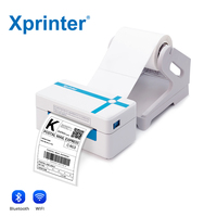 Xprinter XP-D461B Printer termal, Printer Thermal Waybill, mendukung sistem Driver Windows Linux Mac, Printer Label Wifi