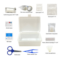 Trousse de premiers soins de haute qualité personnalisée pour 5 personnes répond à la trousse de survie OSHA et ANSI Kit médical étanche pour infirmières d'urgence à domicile