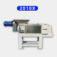 Séparateur de fumier solide-liquide, équipement de traitement de déshydratation continue, machine de déshydratation du fumier d'animaux d'élevage, débit élevé 10-15m/h