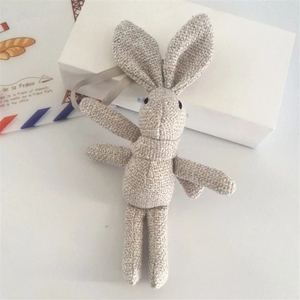 20Cm Xách Tay Dễ Thương Mềm Ren Ăn Mặc Thỏ Thú Nhồi Bông Động Vật Sang Trọng Phục Sinh Bunny Đồ Chơi Vật Nuôi Cho Bé Món Quà Động Vật Búp Bê Keychain - Product Image 3