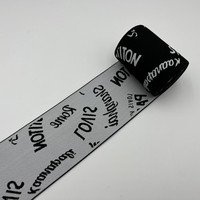 Hualiu Vente en gros Personnalisé Jacquard Web Tissé Sangle en Nylon Souple Logo Imprimé Polyester Sangle Ruban