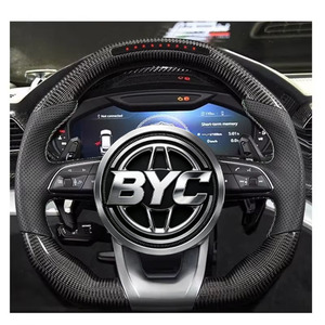 Volant de voiture de course en cuir de fibre de carbone de vente chaude pour <span class=keywords><strong>Lamborghini</strong></span> - Product Image 6