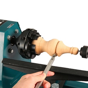 6 pièces/ensemble outils de tour à bois en carbure <span class=keywords><strong>Pro</strong></span> poignée interchangeable insérer Cutter ensemble d'outils de tournage du bois - Product Image 5