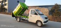 Camion compacteur de déchets Foton 4x2 3 cm³ avec bras de ramassage, moteur diesel Euro 6, transmission manuelle