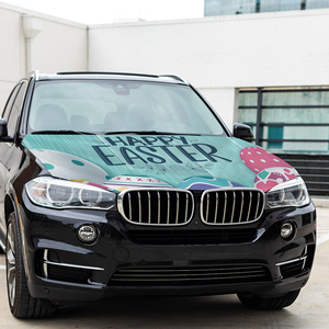 Funda para Capó de Coche Personalizada de 5x4 pies con Diseño de Conejo de Pascua, Ideal para Festivales, Deportes y Juegos, Apta para la Mayoría de los Coches, el Mejor Regalo - Product Image 3