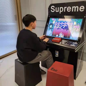 Machine de jeu d'arcade rétro classique Street Fighter de 32 pouces, à monnayeur, avec structure métallique et prise en charge multilingue - Product Image 2