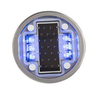 हाई-एंड रंगीन वाटरप्रूफ नेतृत्व सौर एल्यूमीनियम बिल्ली आंख परावर्तक सड़क स्टड ms127 यातायात चेतावनी उत्पाद - Product Image 1