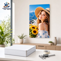 Süblimasyon Alüminyum Levha 0.45mm-1.15mm Kalınlık RoHS Sertifikalı A3 A4 A5 HD Beyaz Kaplamalı Fotoğraf Paneli Boşlukları Fabrikadan Doğrudan