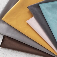 Populaire Vente de gros Tissu d'ameublement brillant, Spandex Glace pilée Tissu de velours Polyester Burnout Imprimé Tissu de velours de cristal/