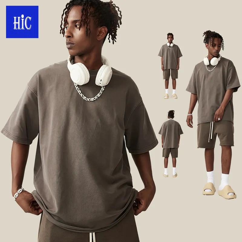 Sommerkleid ung benutzer definierte Baumwolle übergroße Wunsch T-Shirt plus Größe High Street Man T-Shirt