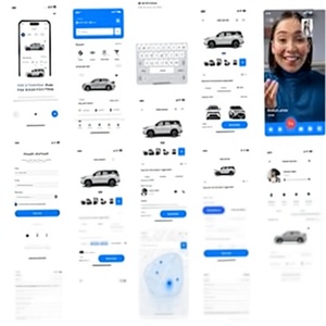 Application mobile de location de voitures pour la réservation mondiale de véhicules, services de conduite autonome et de chauffeur avec paiements sécurisés et suivi GPS - Product Image 1