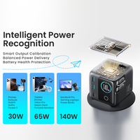 JOYROOM PODIX pengisi daya cepat, PODIX 140W Desktop 5-Port GaN Multiport