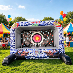 Jeux de plein air pour fêtes à louer : Cible de tir à l'arc <span class=keywords><strong>NERF</strong></span>, Jeux de carnaval gonflables - Product Image 1