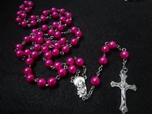 Il rosario di perle imitazione da 8mm rende la collana con perline a croce pendenti per la <span class=keywords><strong>preghiera</strong></span> cristiana del cattolicesimo della chiesa - Product Image 3