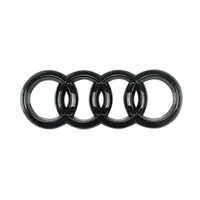 Emblema de Capó Delantero de Coche con 4 Anillos ABS, Logotipo de Capó, Logotipo Trasero para Audi A3 A6L A7 A1 A2 A8 A4 A5 Q3 Q5 Q7 Q8 Q2L TT Q6 RS3 RS4 RS5 RS6
