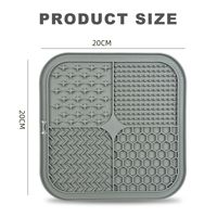 Tapis de léchage en silicone sans BPA pour animaux de compagnie avec spatule et brosse, gamelle anti-anxiété pour chiens et chats, pour soulager l'ennui - Vente en gros