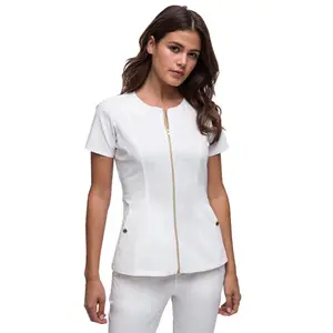 High Quality Multiple Colors Women's SPA Salon Uniform Nurse Tunics Uniforms