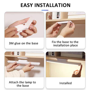 Luz <span class=keywords><strong>LED</strong></span> portátil para mesita de noche, lámpara de lectura con atenuación táctil, recargable por <span class=keywords><strong>USB</strong></span>, protección ocular, magnética, para oficina - Product Image 6