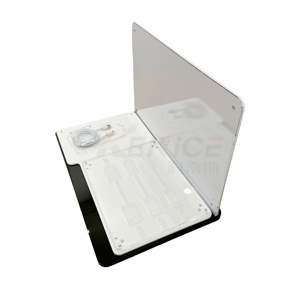 Phong cách hiện đại Acrylic sạc nhanh kệ trưng bày cho các phụ kiện di động bán buôn perspex kệ trưng bày để sử dụng bán lẻ - Product Image 4