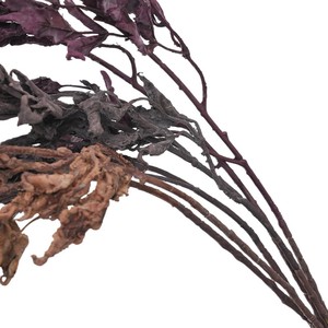 Branches d'herbe artificielle Plain Realm en diamant synthétique, couleurs marron, violet, rouge, jaune, gris foncé, rouge bordeaux, blanc automnal, en matériau LDPE, pour décoration intérieure - Product Image 5