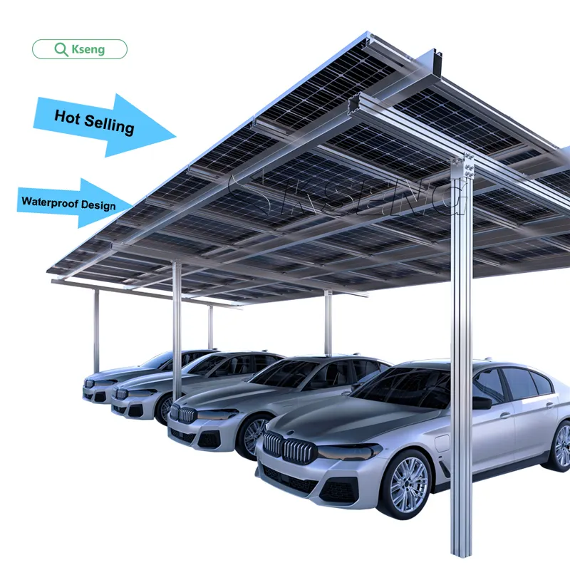 Solar Aluminum Carports Solar Car Canopy Waterproof Carport Solar Mounting System Pv Carport
