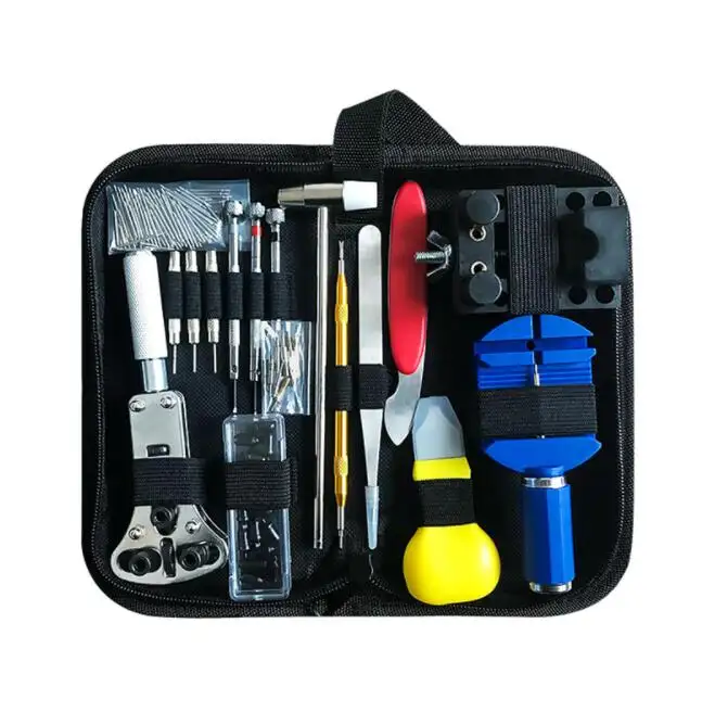 Professional Watch Repair Tool Kit 147 PCS,Watch Opener Repair Screwdrivers Kit With Carrying Case