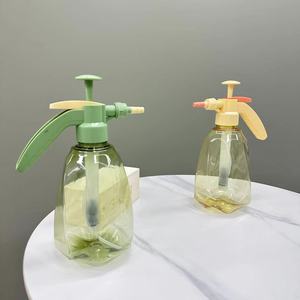 <b>Spray</b> Bottle Watering <b>Can</b> With <b>Air</b> Pressure Sprayer Creamy Yellow And Green 1L Eco Friendly Garden Tool For Plant Care - Product Image 3