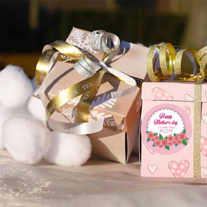 สติกเกอร์กันน้ำสำหรับวันแม่สติกเกอร์ติดฉลากบรรจุภัณฑ์ "Happy Mother's Day" - Product Image 4